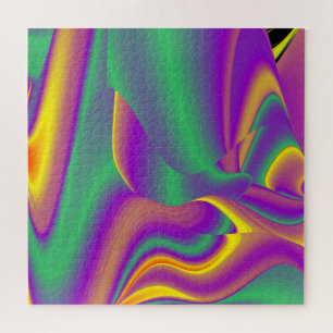 The Magic of Colours Abstract 3D Rainbowart Jigsaw Puzzle