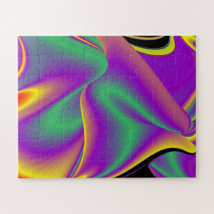 The Magic of Colours Abstract 3D Rainbowart Jigsaw Puzzle