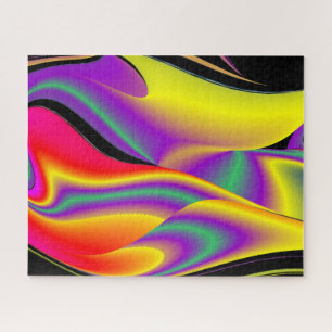 The Magic of Colours Abstract 3D Rainbowart Jigsaw Puzzle