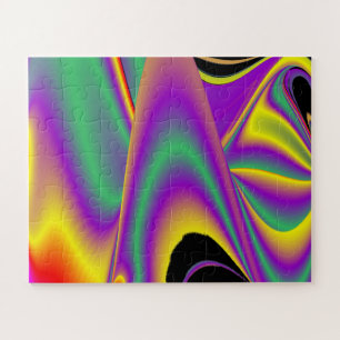 The Magic of Colours Abstract 3D Rainbowart Jigsaw Puzzle