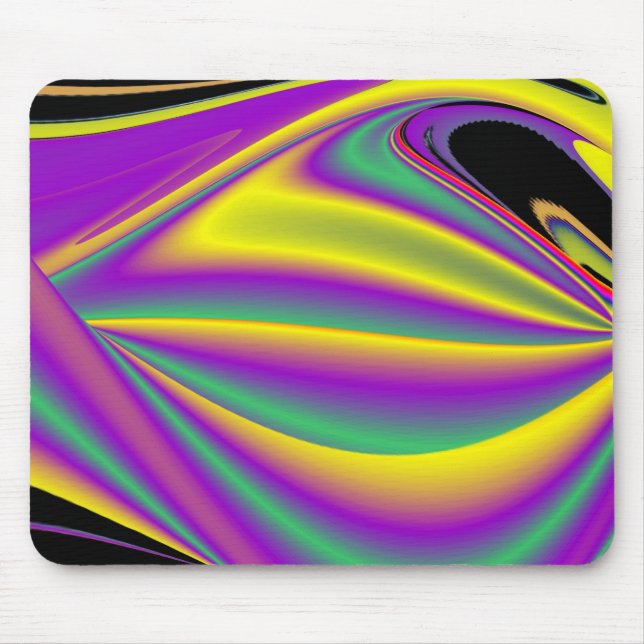 The Magic of Colours Abstract 3D Rainbowart Mouse Pad (Front)