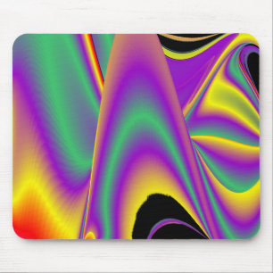 The Magic of Colours Abstract 3D Rainbowart Mouse Pad