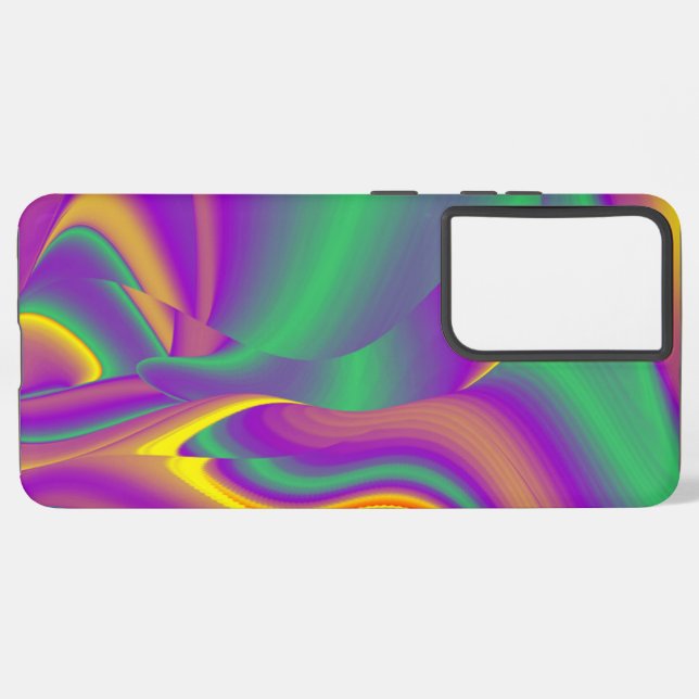 The Magic of Colours Abstract 3D Rainbowart Samsung Galaxy S21+ Case (Back Horizontal)