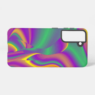 The Magic of Colours Abstract 3D Rainbowart Samsung Galaxy Case