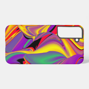 The Magic of Colours Abstract 3D Rainbowart Samsung Galaxy Case