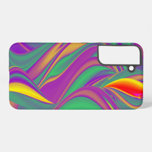 The Magic of Colours Abstract 3D Rainbowart Samsung Galaxy Case
