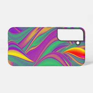 The Magic of Colours Abstract 3D Rainbowart Samsung Galaxy Case