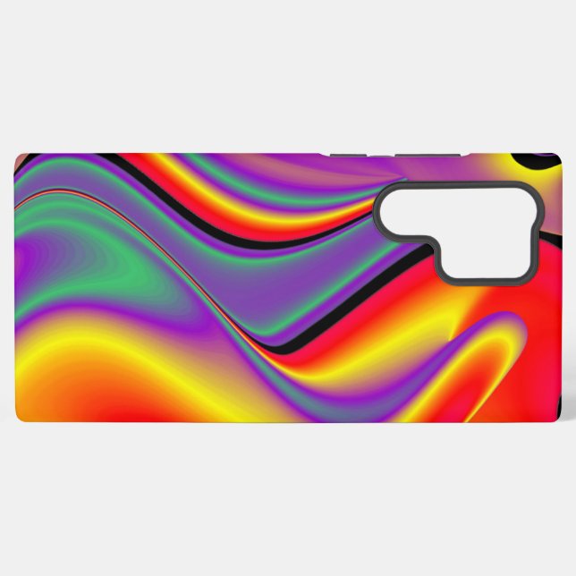 The Magic of Colours Abstract 3D Rainbowart Samsung Galaxy S22 Ultra Case (Back Horizontal)