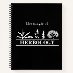 the magic of herbology notebook
