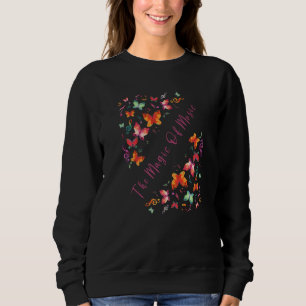 The Magic Of Music Butterflies Music Notes Graphic Sweatshirt