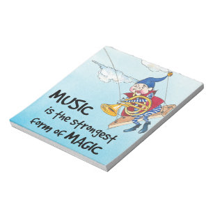 The magic of music notepad