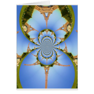 The Magic of Paris: Geometric Eiffel Tower Design