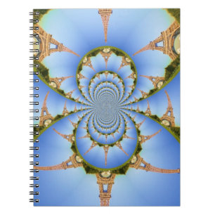 The Magic of Paris: Geometric Eiffel Tower Design Notebook