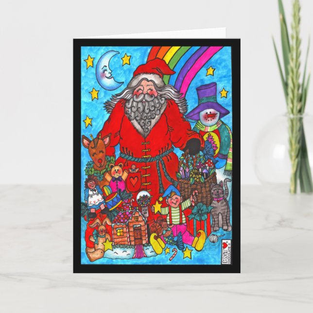 The Magic of Santa Card (Front)