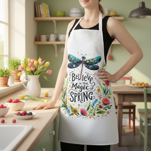 The Magic of Spring floral Apron