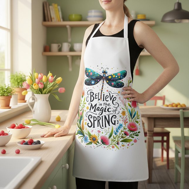 The Magic of Spring floral Apron (Creator Uploaded)