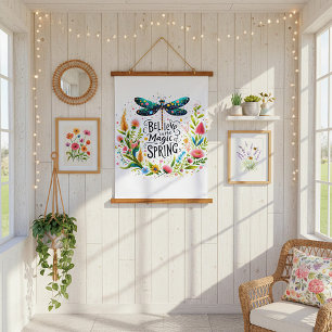 The Magic of Spring floral Hanging Tapestry