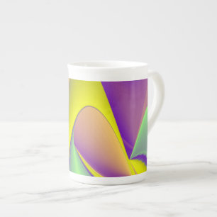 The Magic of Summer , Abstract 3D Art Bone China Mug