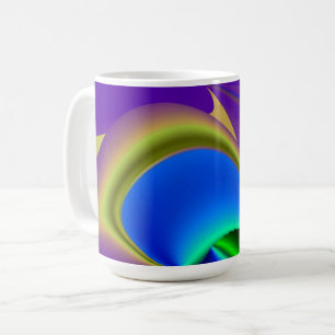 The Magic of Summer , Abstract 3D Art Coffee Mug