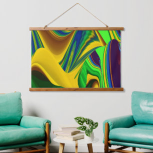 The Magic of Summer , Abstract 3D Art Hanging Tapestry