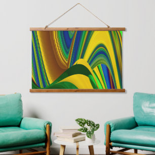 The Magic of Summer , Abstract 3D Art Hanging Tapestry