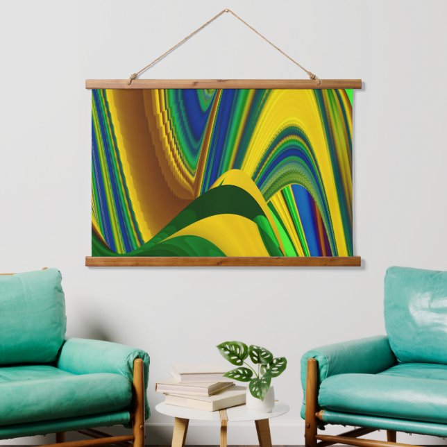 The Magic of Summer , Abstract 3D Art Hanging Tapestry (Living Room)
