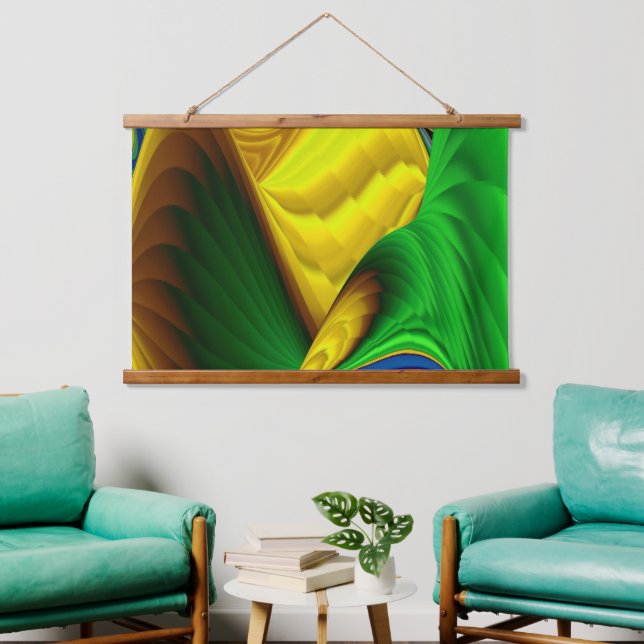 The Magic of Summer , Abstract 3D Art Hanging Tapestry (Living Room)