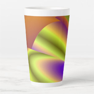 The Magic of Summer , Abstract 3D Art Latte Mug