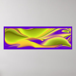 The Magic of Summer , Abstract 3D Art Poster