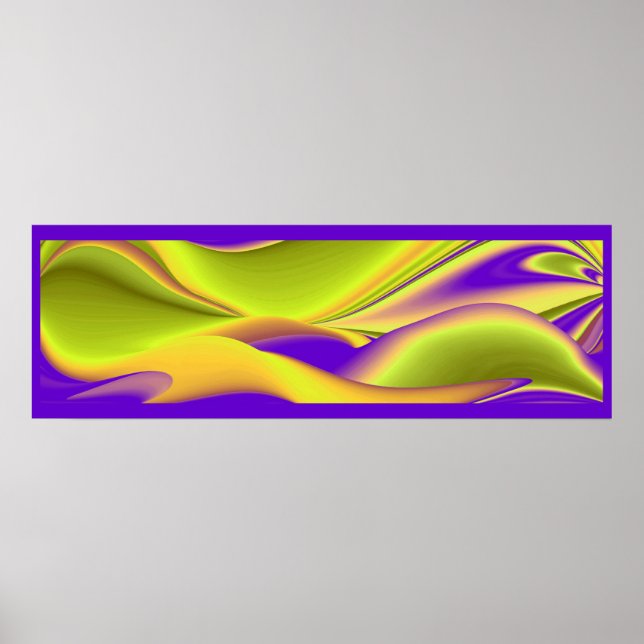 The Magic of Summer , Abstract 3D Art Poster (Front)