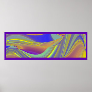 The Magic of Summer , Abstract 3D Art Poster