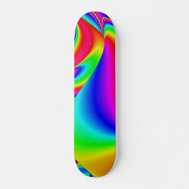The Magic of Summer , Abstract 3D Art Skateboard (Front)