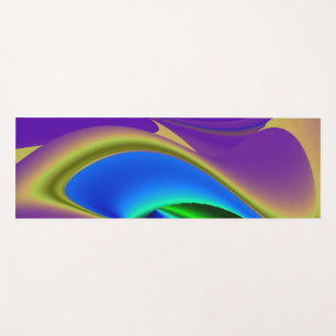 The Magic of Summer , Abstract 3D Art Yoga Mat