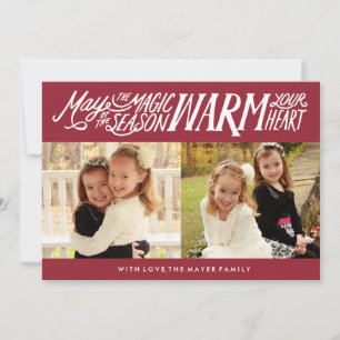 The Magic of the Season Holiday Photo Card