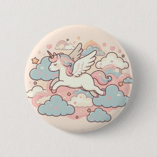 The Magic of Unicorns 6 Cm Round Badge