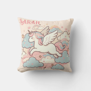 The Magic of Unicorns (Customise with Name) Cushion
