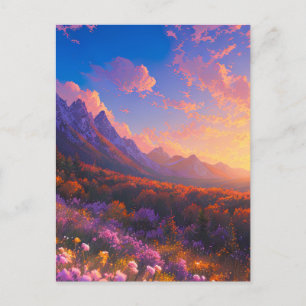 The Magical Allure of the Colourful Valley Postcard