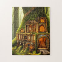 The Magical Carved Treehouse