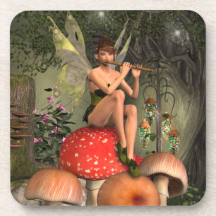 The Magical Flute-Player Coaster