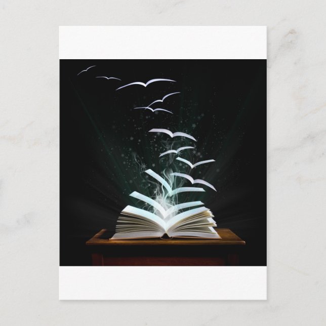 The magical world of reading postcard (Front)