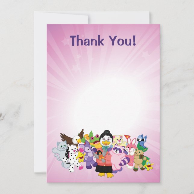 The Magical World of Webkinz Thank You Card (Front)