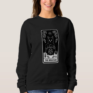 The magician cat tarot card sweatshirt