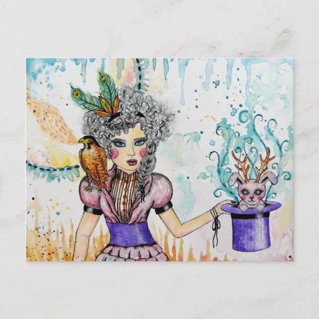 The Magician Postcard (Front)