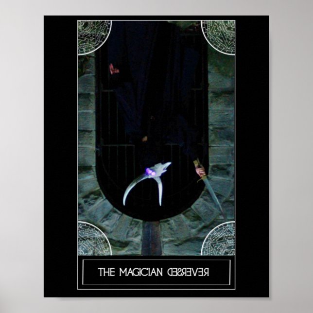 The Magician Reversed tarot poster (Front)