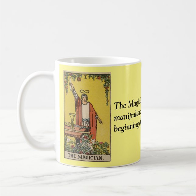 The Magician Tarot Card Coffee Mug (Left)