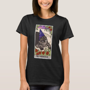 The Magician Tarot Card Funny Cat Lover Wizard Mag T-Shirt
