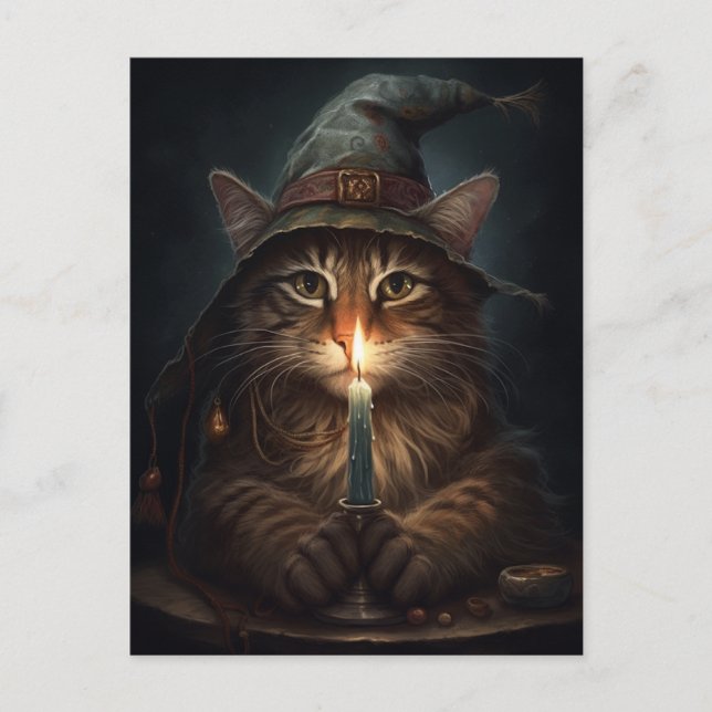 The Magick Cat Postcard (Front)