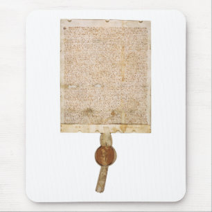 The Magna Carta 1297 Version Mouse Pad