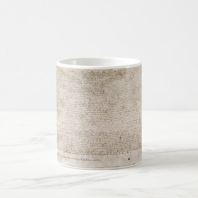 The Magna Carta of 1215 Charter of Liberties Coffee Mug (Center)
