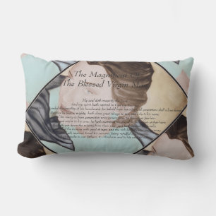 The Magnificat Of The Blessed Virgin Mary Lumbar Cushion